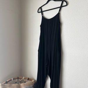 Comfy + Cute Pink Blush Jumpsuit with Pockets!